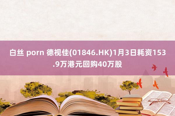 白丝 porn 德视佳(01846.HK)1月3日耗资153.9万港元回购40万股